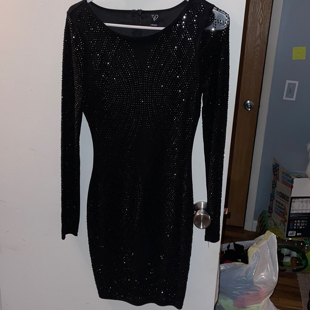 Windsor black sequin dress